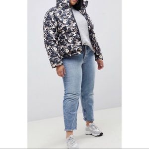 Camo Oversize Puffer Coat